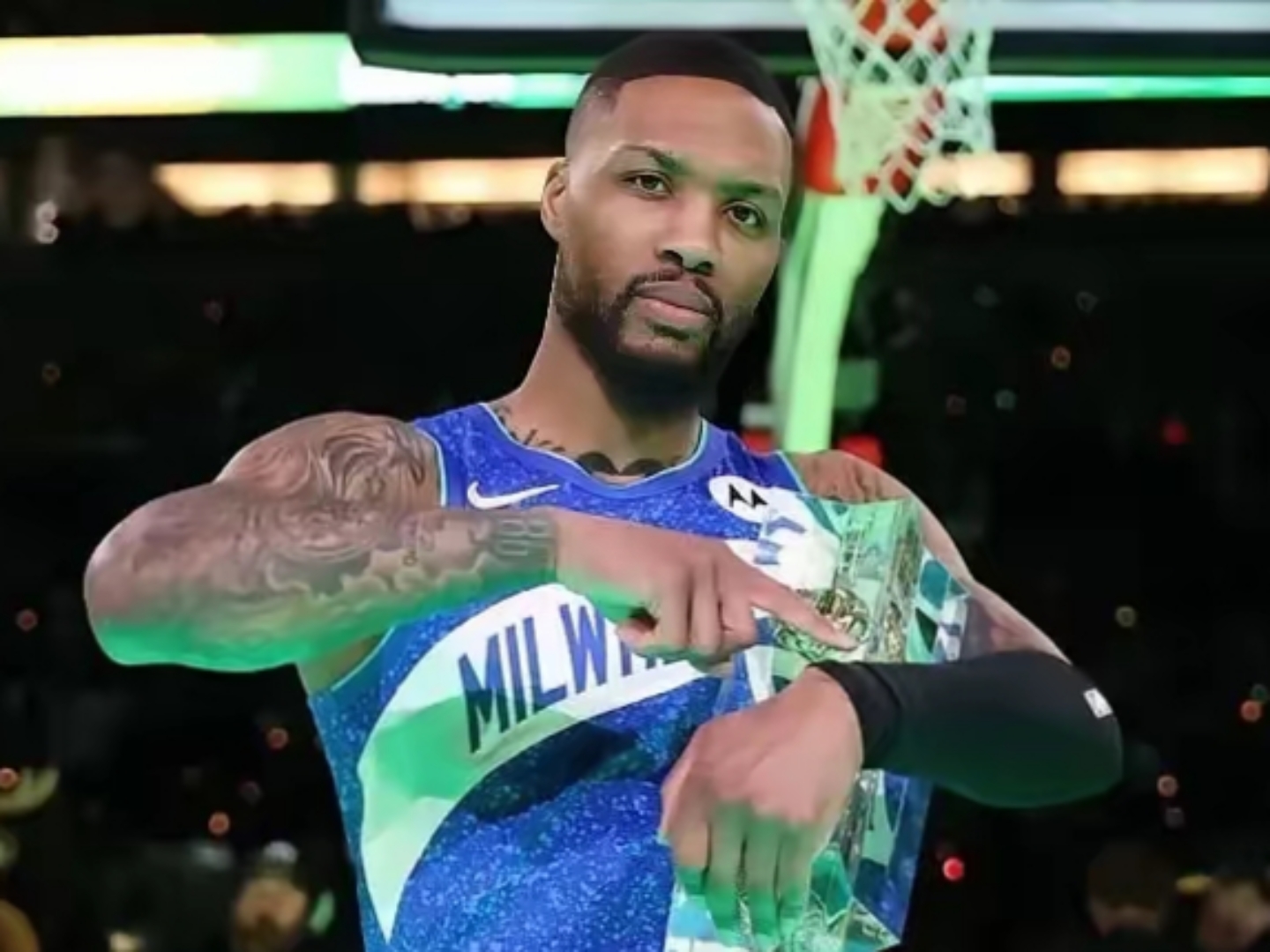 掘金强势湖人，利拉德高光表现的简单介绍