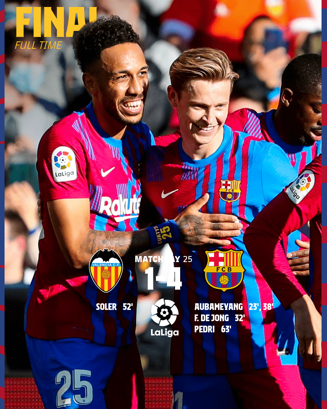 包含巴萨爆冷波兰，加维统治全场的词条